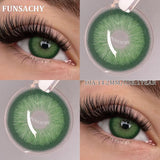 1 Pair Brown/Gray Color Contact Lenses Beautiful Pupils Cosmetic Korean Fashion Natural Eye Contacts Doll Black Lenses