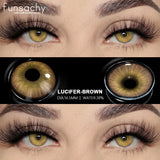 Popxstar  1 pair Colored Lens Natural Korean Contact Lenses Grey Eyes Pupils Cosmetics Fashion Soft Contacts Lens Makeup Lenses