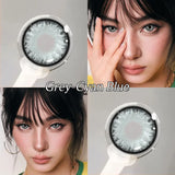 2pcs Hot Sale Natural Color Contact Lenses for Eyes Myopia Degree Korean Lenses Beauty Grey Eye Contacts Lens