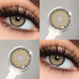1Pair New Natural Colored Contacts Green Lenses Beauty Pupils for Eyes Brown Contact Lenses Cosmetics Fast Shipping