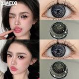 Popxstar  1Pair New Colored Contact Lenses for Eyes 0 to -8.00 Degree Brown Natural Eye Lenses Beauty Cosmetics High Quality Lens