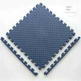 Popxstar 20Pcs Soft Plush Baby Play Mat for Winter Crawling, Interlocking Foam Tiles Rug for Kids Room and Living Room 30x30cm