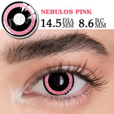 Popxstar 1 Pair Cosplay Pink Lenses for Eyes Anime Lenses for Halloween Nezuko Colorcon y2k Eye Contacts Graduated Lenses
