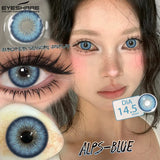 1 Pair Color Contact Lenses for Eyes Black Pupils Brown Lenses High Quality Gray Eye Lenses Beauty Makeup Blue Lenses