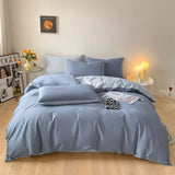 Popxstar  Luxury Bedding Set 100% Egyptian Cotton 400TC Duvet Cover Flat Fitted Sheet Single Double Queen King Quilt Cover with Pillowcase