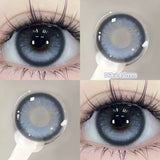 Popxstar  2pcs/pair Beauty Purple Contact Lenses for Eyes Myopia Colored Contact Lenses Natural Blue Lens Fashion Cosplay Pupils