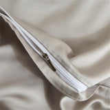 100% Bamboo Duvet Cover Set, Embroidered Rose Bedding Set, Silky Smooth Bed Sheet Set Pillowcase, for Double King Queen Size