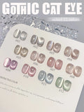 Autumn Winter Blue Black Red Glass Bead Crystal Cat Eye Gel Nail Polish New Whitening High Density Sparkling Nail