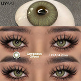 NEW Colored Contact Lenses Gray Pupils Natural Look Fashion Women Green Contact Lenses Brown Contact Lenses High Quality