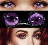Popxstar 1pair Halloween Cosplay Color Contacts Lenses For Eyes Blue Black Colored Lens Anime Yearly Beauty Makeup Contacts Lens