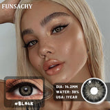 Popxstar  2pcs Blue Color Contact Lenses for Eyes High Quality Brown Natural Lens Green Pupils Korean Soft Lens Cosmetic Yearly