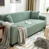 Popxstar Adjustable Elastic Sofa Cover Armchair Protector Corner L Shape Stretch Slipcovers Couch Cover 1/2/3/4/5 Seater  For Living Room