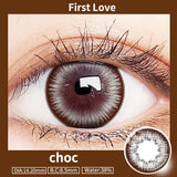 Popxstar  -1 Pair/2PCS 11 Colors Lenses Multi-coloured Contact Lenses for Eyes Comestic Beauty Pupils Myopia Color Lens Blue Gray