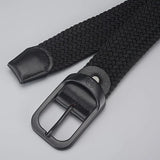 Popxstar Men's Belt Casual Woven Elastic Belt Outdoor Sports Women's Belt Climbing Work Belt Jeans Suit Pants Men's And Women's Universal