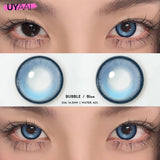 Popxstar Anime Lenses for Eyes y2k Pink Lenses Korean Style Fashion Lenses for Halloween Purple Eye Contacts 1 Pair Red Lenses
