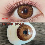 Popxstar 14.50mm Soft Contacts Lenses with Power for Eye Colors Dolly Eyewear Accessories линзы для глаз цветные Orange Bubble