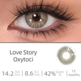 Popxstar Love Story series Multiple colors Natural soft Contact lenses Blue Lenses Green Pupils Lens Yearly Cosmetic