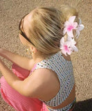 Popxstar Woman  Summer Gradient Flower Hair Claws  Sweet Hair Clips  Hairpins  Girls Hair Crab Clamp Barrettes Hair Accessories