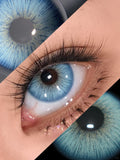 Popxstar  -1 pair Medusa Brown Grey Contact Lenses for Eyes Fashion Blue Green Eye Lenses Beauty Starry Series Color Pupils Myopia