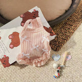 Adorable Thin Vest for Small Pets Teddy Bichon  Dog Clothes Spring Summer New Style Warmth Function Princess Style Dress