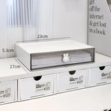 Popxstar cabin weekend inspoKawaii Ins Organizer Desktop Drawer Free Combination Storage Box Plastic Hairpin Makeup Cosmetics Desk Storage Organizer Rack