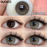 Popxstar  1Pair nature Contact Lenses Soft Lenses Brown Eye Diameter 14.5mm 14.2mm 14.0mm Beautiful pupils Black Lens Myopia Degree