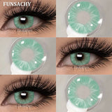 Popxstar  2pcs Colorcon Contact Lenses Gray Pupils for Eyes Fashion Color Contact Lenses Eye Makeup Beauty Cosmetics Blue Lenses