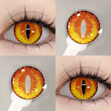 Popxstar  Anime Cosplay Colored Contact Lenses  Red Lens Blue Pupils Halloween MakeUp Beauty Women Cosplay Colorful Lenses