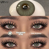 NEW Colored Contact Lenses Gray Pupils Natural Look Fashion Women Green Contact Lenses Brown Contact Lenses High Quality