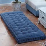 Popxstar  Long Cushion Thickening Garden Chair Cushion Solid Color Home Seat Mat Floor Cushion 55x155/55x165cm