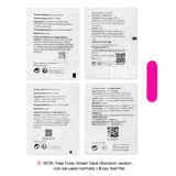 Popxstar  Black French Tip Fake Toenails Summer Nude Color Wearable Press on Nails Simple Charm Manicure Stick-on False Toe Nails 24Pcs