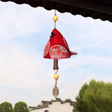 Popxstar  Ceramic wind chimes auspicious hanging decoration Chinese wind chimes creative home birthday gift