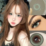 Popxstar NEW Cosplay Colored Contact Lenses for Eyes Anime Purple Lenses Cosmetic Blue Eye Contacts Brown Natural Fashion Lenses