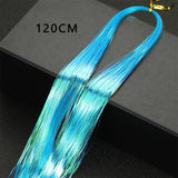 Popxstar Shiny Threads Glitter Hair Tinsel Kit Gold Silk Hair Glitter String Extensions Accessories for Women Headdress