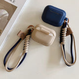 Popxstar  Cute Soft Headset Case For AirPods 2 3nd Generation Earphone Accessories For AirPods Pro 2 With Anti-lost Lanyard Silicone Funda