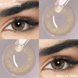 Popxstar  Blue Contact Lenses Colored Contacts for Eyes 1 pair Brown Eye Lenses Gray Lenses Yearly Cosmetic Makeup Eye Contacts