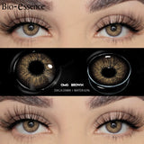 Popxstar 1 Pair Colored Contact Lenses Blue Eye Contact  Fashion Blue Lenses Green Lenses Colored YearlyPupils Fast Shipping