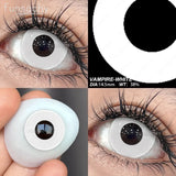 Popxstar   1pair Cosplay Color Contact Lenses for Eyes Anime Cosplay Eye Contacts Blind Black Colorful Lenses Halloween Eye Pupils