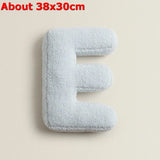 Popxstar  Ins 26 English Letters Plush Throw Pillow Soft Stuffed Kids Toys Dolls Sofa Cushion Room Decor Shooting Props for Children Gifts