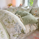 Small fresh pastoral cotton printing four-piece series bed sheet family student dormitory four-piece set
