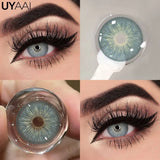 Popxstar  Color Contact Lenses For Eye Cosmetic Black Lens Makeup Beauty Green Eyes Contact Natural Brown Contact Eyes Makeup