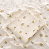 Popxstar 100X100cm Baby Receive Blanket for Newborn Cotton Muslin Swaddle Blanket Bedding Infant Bath Towel Baby Items Mother Kids