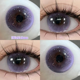 Popxstar  -Daily Disposable 10PCS Colored Contact Lenses for Eyes Myopia Lens Beauty Pupils Eye Lenses Fashion Blue Purple Lenses