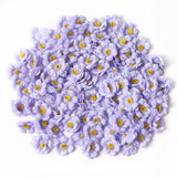 Popxstar 50PCs Mini Artificial Rose Flowers Heads Silk Fake Flowers for Home Dceor Wedding Decoration Craft Wreath Gifts Accessories