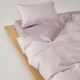 New Simple 100% Lyocell Bedding Set Solid Soft Skin-friendly Queen Duvet Cover Set with Sheets Natural Plant Fibre Quilt Cover