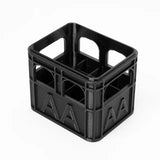 Popxstar  3D Printed Beer Crate Style AA/AAA Battery Storage Boxes Stackable Battery Organizer Home Office Desktop Decor Storage Tool Gift
