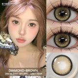1Pair New Color Contacts Lenses Fashion Soft Blue Green Eyes Contacts Gray Beauty Pupils Brown Eyes Lenses Fast Shiping