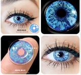 Popxstar 2pcs Colored Contact Lenses For Eyes Cosplay Colored Lenses Blue Contact Lens Yearly Beautiful Pupil Eyes Contact Lens