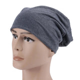 Popxstar Stylish Winter Warm Hat for Women Casual Stacking Knitted Bonnet Cap Men Hats Solid Color Hip Hop Skullies Unisex Female Beanies