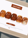 12ML Maillard Tortoise Shell Gelly Amber Gel Nail Polish Brown Nails Black Nails New Year Nails Nail Supplies